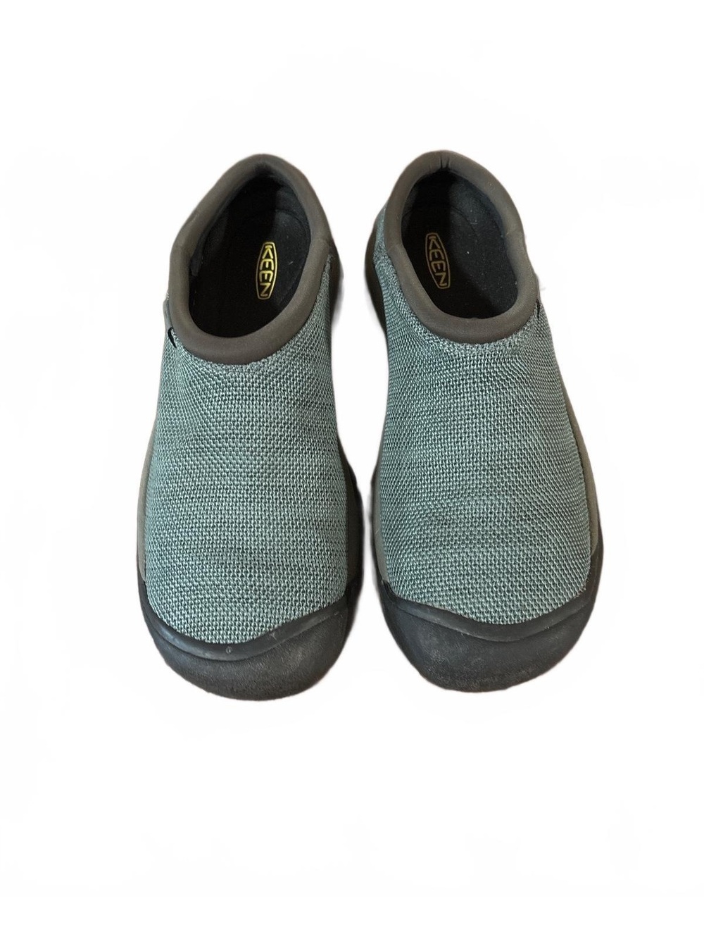 Keen Kaci Slide Mesh Women’s 11 Gray Teal Slip On Clogs Comfort Shoes Hiking